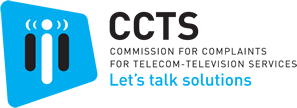 CCTS Comisson for Complaints for Telecom-Television Services, Let's talk solutions logo