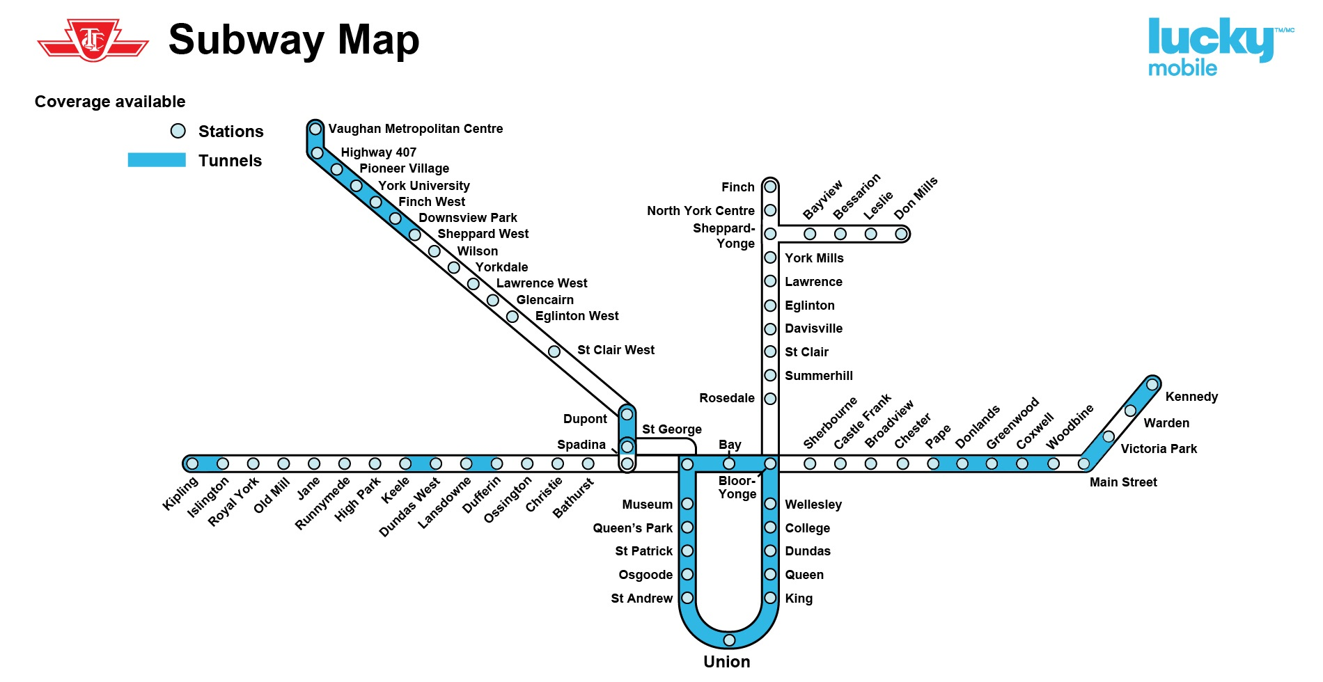 Network map TTC