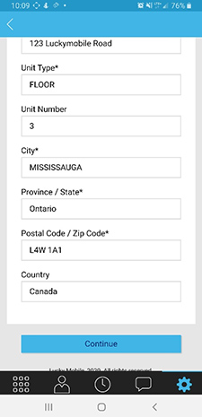 How to update my emergency address
