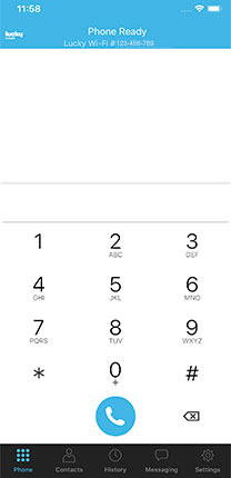 Dialed pad Android iOS