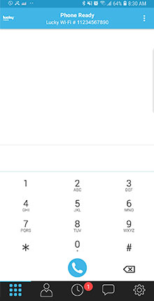 Dialed number Android
