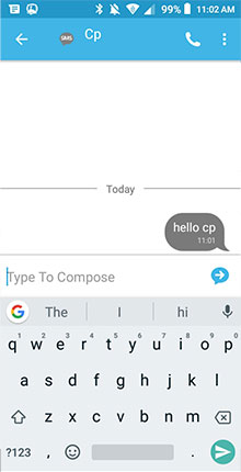 Compose message Android